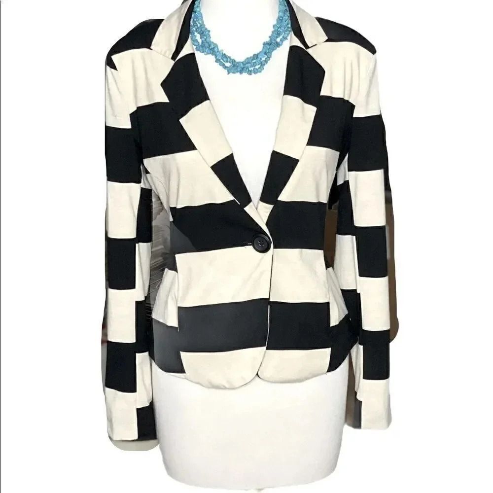MAX & RILEY striped blazer